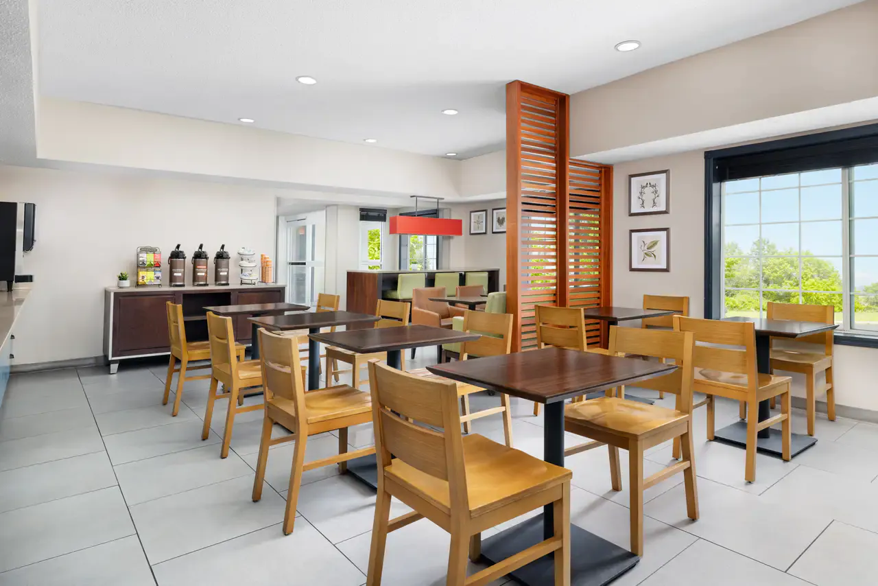 Hot breakfast buffet